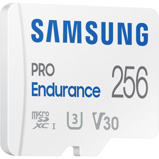 256GB Samsung PRO Endurance MicroSD 100MB/s +Adapter