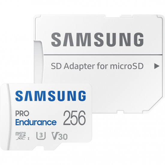 256GB Samsung PRO Endurance MicroSD 100MB/s +Adapter