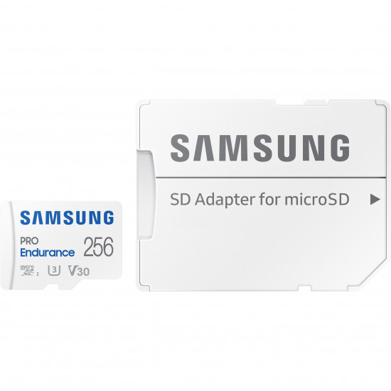 256GB Samsung PRO Endurance MicroSD 100MB/s +Adapter