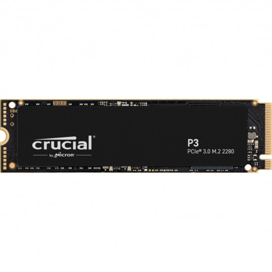 SSD M.2 500GB Crucial P3 NVMe PCIe 3.0 x 4