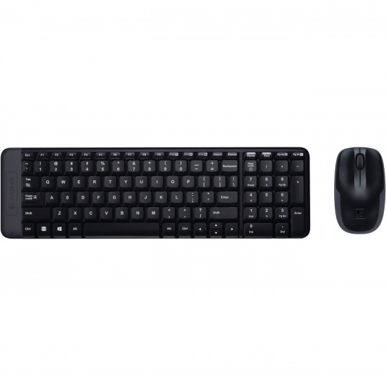 Logitech MK220 Wireless Desktopset US Layout - Keyboard layout might be German