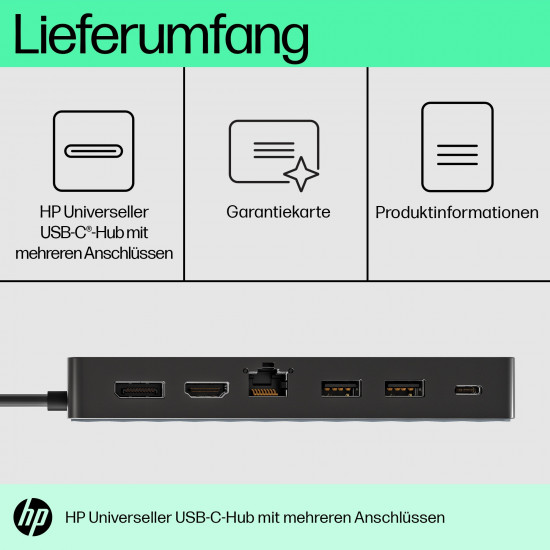 HP universal USB-C multiport HUB