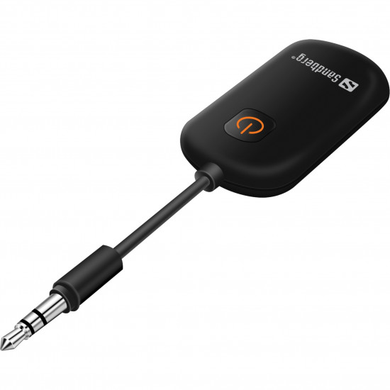 Bluetooth Audio Link Transmitter Aux Sandberg Black