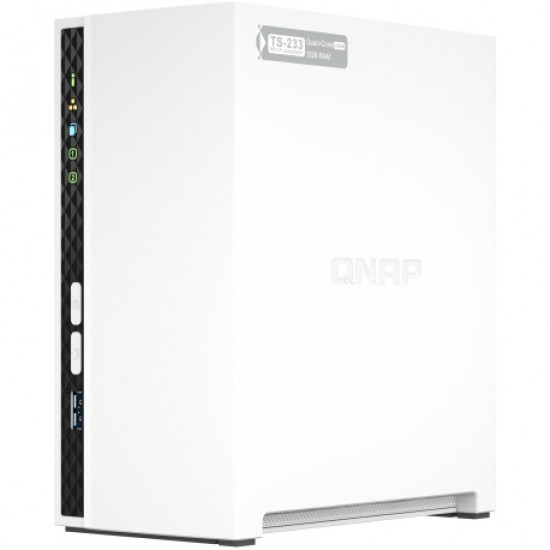 2-Bay QNAP TS-233 - 2G 2.0GHz Quad Core