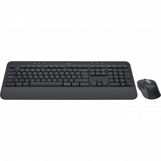 Logitech MK650 Advanced - Tastatur-und-Maus-Set - kabellos - 2,4 GHz - QWERTZ - Deutsch Graphite - Keyboard layout might be German