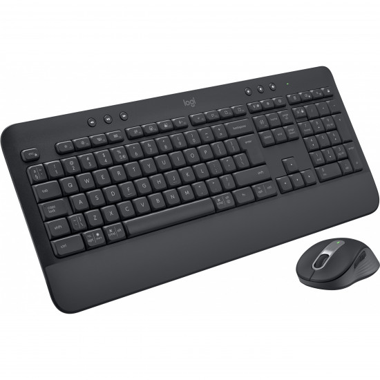 Logitech MK650 Advanced - Tastatur-und-Maus-Set - kabellos - 2,4 GHz - QWERTZ - Deutsch Graphite - Keyboard layout might be German