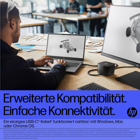 HP Thunderbolt 280W G4 Dock with Combo Cable f r Notebook und mobile Workstation