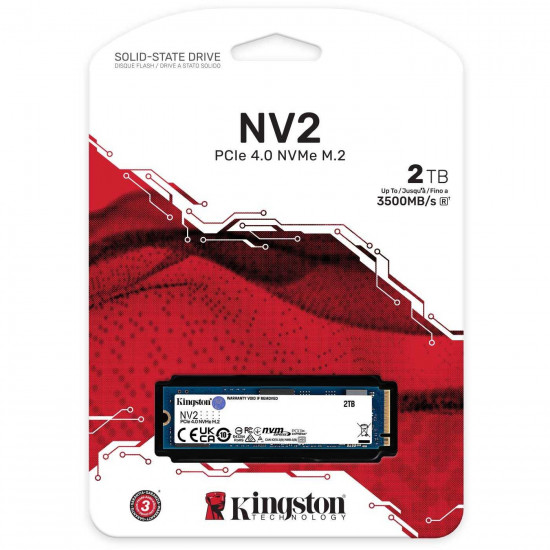 SSD M.2 2TB Kingston NV2 NVMe PCIe 4.0 x 4