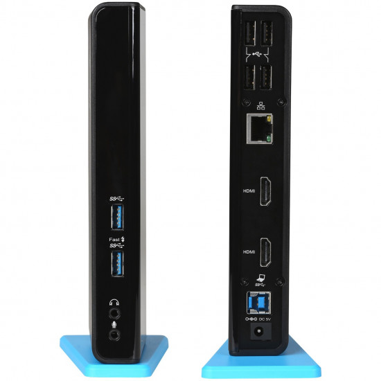 USB 3.0/USB-C Dual HDMI Docking Station