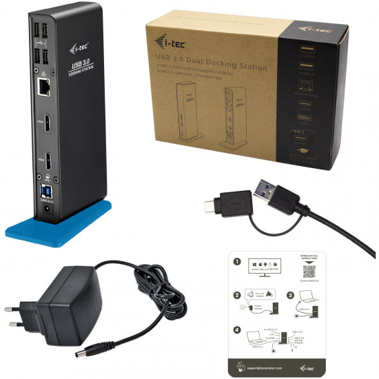 i-tec USB 3.0 Dual HDMI Docking Station