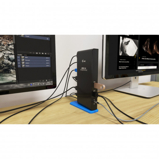 USB 3.0/USB-C Dual HDMI Docking Station