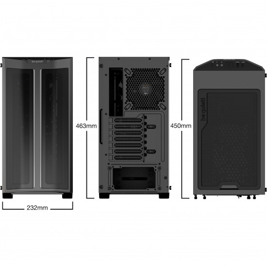 Case|BE QUIET|Pure Base 500 FX|MidiTower|Not included|ATX|MicroATX|MiniITX|Colour Black|BGW43