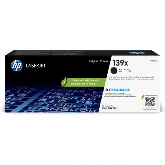 HP original toner W1390X, black, 4000p, HP 139X, high capacity, HP LaserJet Pro 3002, MFP 3102, O