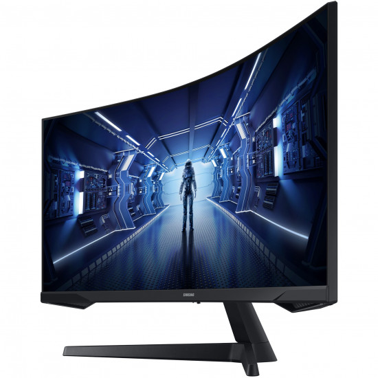 86cm/34'' (3440x1440) Samsung Odyssey C34G55TWWP Curved 21:9 1ms 144Hz HDMI DisplayPort VESA Ultra WQHD Black