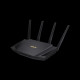 Wireless Router|ASUS|Wireless Router|3000 Mbps|USB 3.1|1 WAN|4x10/100/1000M|Number of antennas 4|RT-AX58UV2