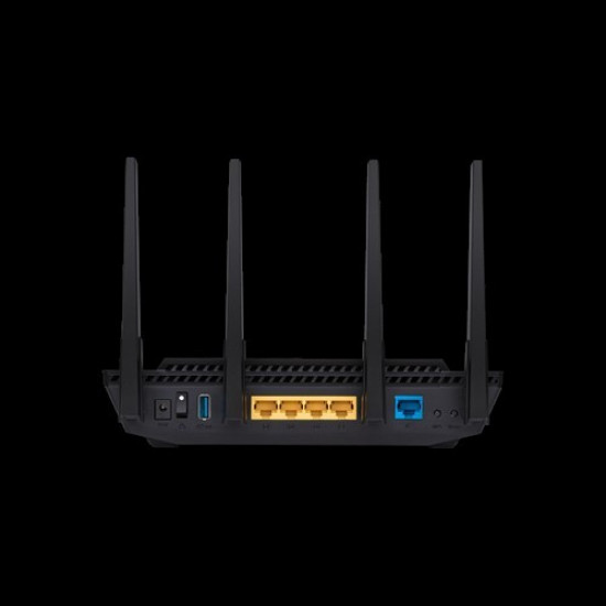 Wireless Router|ASUS|Wireless Router|3000 Mbps|USB 3.1|1 WAN|4x10/100/1000M|Number of antennas 4|RT-AX58UV2