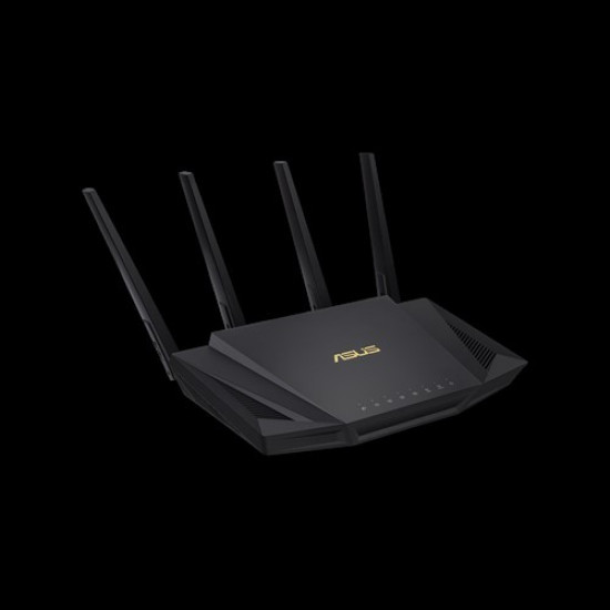 Wireless Router|ASUS|Wireless Router|3000 Mbps|USB 3.1|1 WAN|4x10/100/1000M|Number of antennas 4|RT-AX58UV2