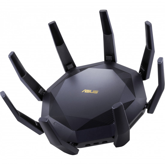 Wireless Router|ASUS|6000 Mbps|Mesh|Wi-Fi 6|USB 3.1|9x10/100/1000M|1x10GbE|1xSPF+|Number of antennas 8|RT-AX89X