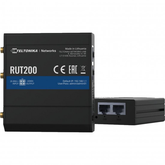 Teltonika RUT200 Industrial LTE WiFi Router