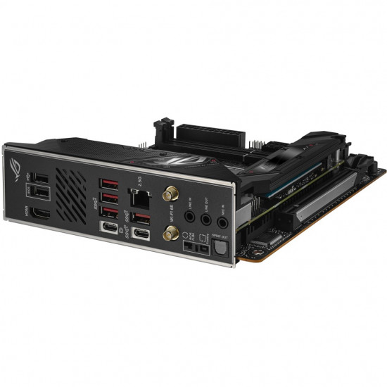 Mainboard|ASUS|AMD B650|SAM5|Mini-ITX|Memory DDR5|Memory slots 2|1xPCI-Express 5.0 16x|2xM.2|1xHDMI|2xAudio-In|1xAudio-Out|2xUSB 2.0|4xUSB 3.2|2xUSB-C|1xOptical S/PDIF|1xRJ45|2xRF-Out|STRIXB650E-IGAMINGWIFI