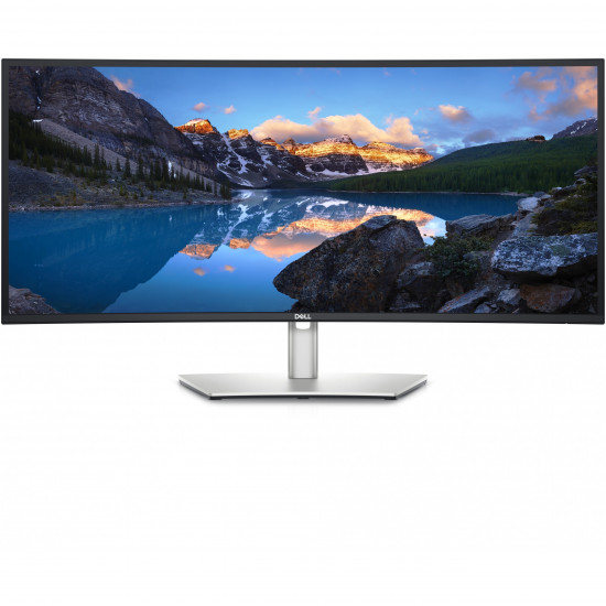 86,7cm/34,14'' (3440x1440) Dell U3423WE Curved 21:9 5ms 60Hz IPS HDMI DisplayPort USB-C VESA Pivot WQHD Speaker Platinum Silver