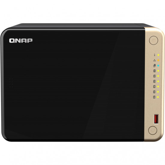 6-Bay QNAP TS-664-8G Intel Celeron - N5095 - Schwarz