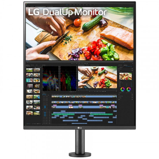 71,1cm/28'' (2560x2880) LG DualUp Ergo 28MQ780-B 16:18 5ms Nano IPS 2xHDMI DisplayPort USB-C VESA Pivot Speaker SDQHD