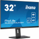 Iiyama ProLite XUB3293UHSN-B5 - LED monitor - 32' - 3840 x 2160 @60Hz (8.3 megapixel 4K UHD) - 350 cd/m - 16:9 - 4ms - matte, black