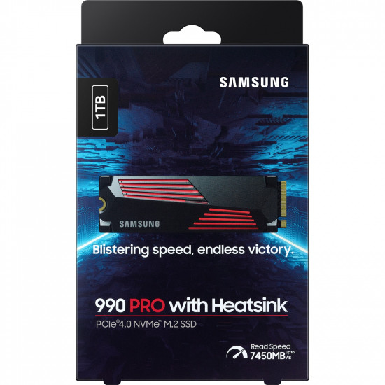 M.2 1TB Samsung 990 PRO Heatsink NVMe PCIe 4.0 x 4 retail