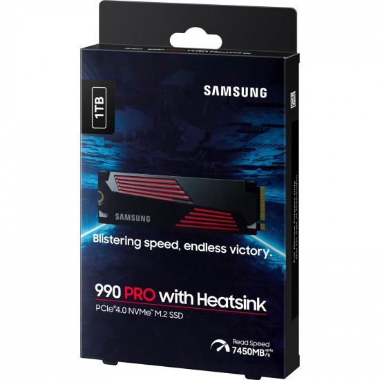 M.2 1TB Samsung 990 PRO Heatsink NVMe PCIe 4.0 x 4 retail