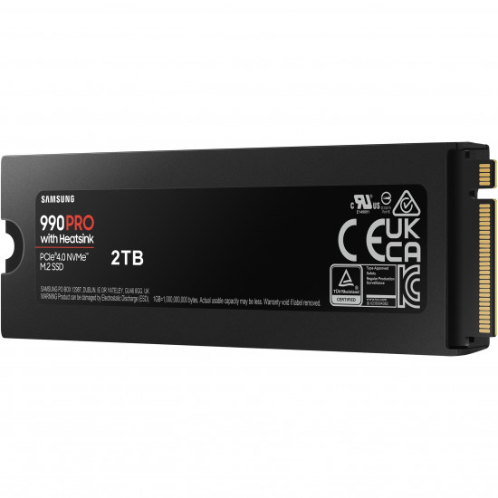 SSD M.2 2TB Samsung 990 PRO Heatsink NVMe PCIe 4.0 x 4 retail