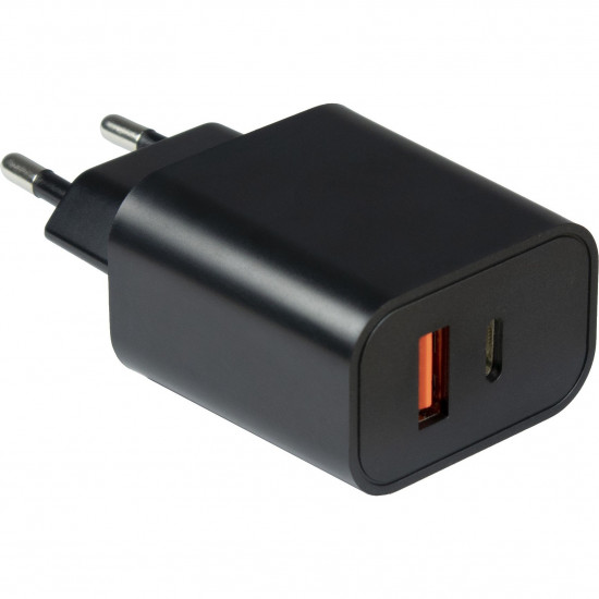 Charger USB-C 20W Black Inter-Tech PD-2120