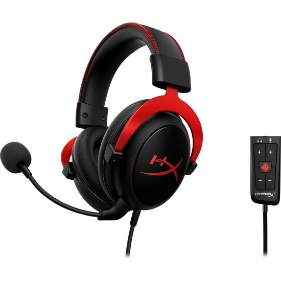 HEADSET HYPERX CLOUD II/RED KHX-HSCP-RD HYPERX