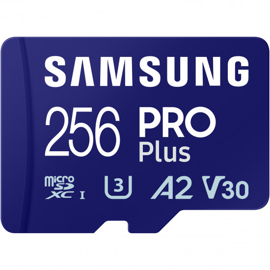 256GB Samsung PRO Plus microSD UHS-I U3 Full HD 4K UHD