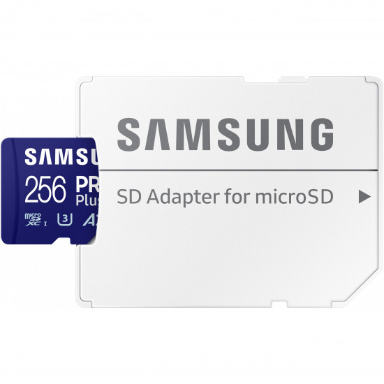 256GB Samsung PRO Plus microSD UHS-I U3 Full HD 4K UHD