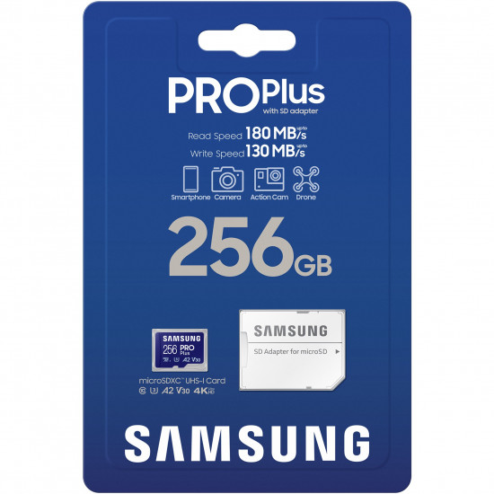 MEMORY MICRO SDXC PRO+ 256GB/W/ADAPT. MB-MD256SA/EU SAMSUNG