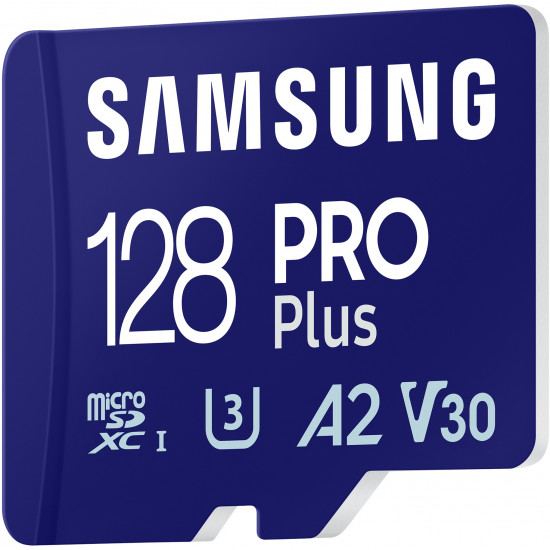 Samsung PRO Plus 128GB microSD UHS-I U3 Full HD 4K UHD 180MB/s Read 130MB/s Write Memory - Micro SD