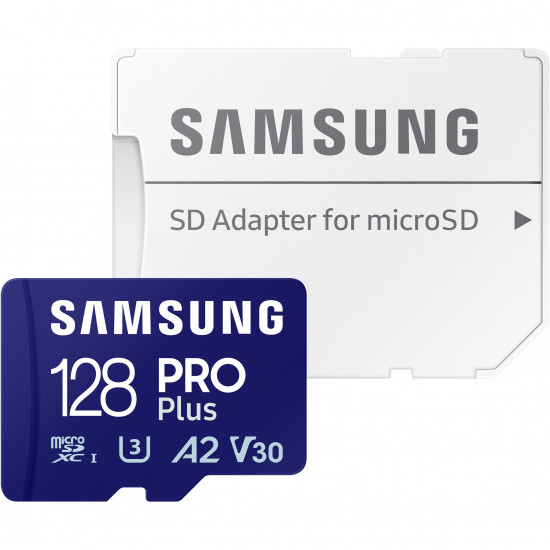 Samsung PRO Plus 128GB microSD UHS-I U3 Full HD 4K UHD 180MB/s Read 130MB/s Write Memory - Micro SD