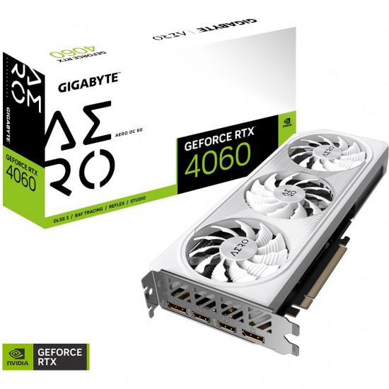 RTX 4060 8GB Gigabyte Aero OC GDDR6 3Fan