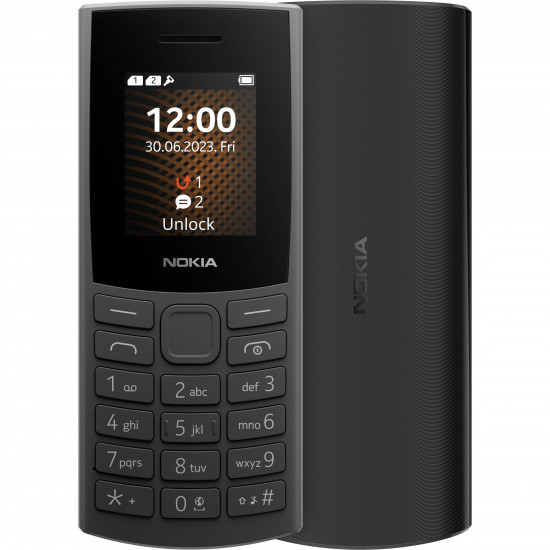 Nokia 105 4G Dual SIM Black