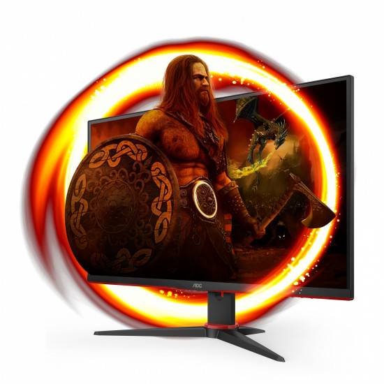 68,6cm/27 (1920x1080) AOC G2 27G2SPAE/BK FHD 165Hz IPS 1ms 2xHDMI VGA DP LS black/red