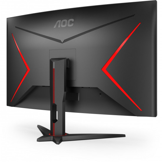 80cm/32inch (2560x1440) AOC Gaming CQ32G2SE/BK Curved QHD 165Hz 1ms 2xHDMI DP LS Black/Red