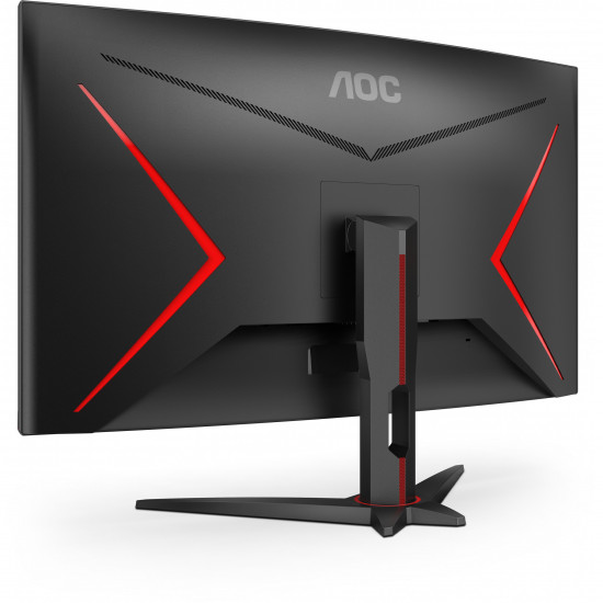 80cm/32inch (2560x1440) AOC Gaming CQ32G2SE/BK Curved QHD 165Hz 1ms 2xHDMI DP LS Black/Red