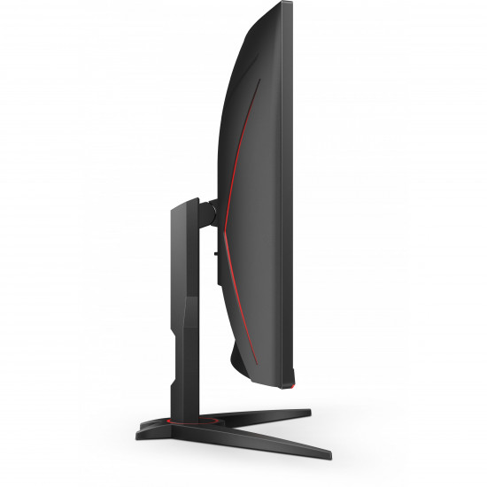 80cm/32inch (2560x1440) AOC Gaming CQ32G2SE/BK Curved QHD 165Hz 1ms 2xHDMI DP LS Black/Red