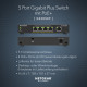 Netgear Plus GS305EP-100PES - managed/POE+/63W