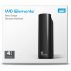 External HDD|WESTERN DIGITAL|Elements Desktop|4TB|USB 3.0|Black|WDBWLG0040HBK-EESN