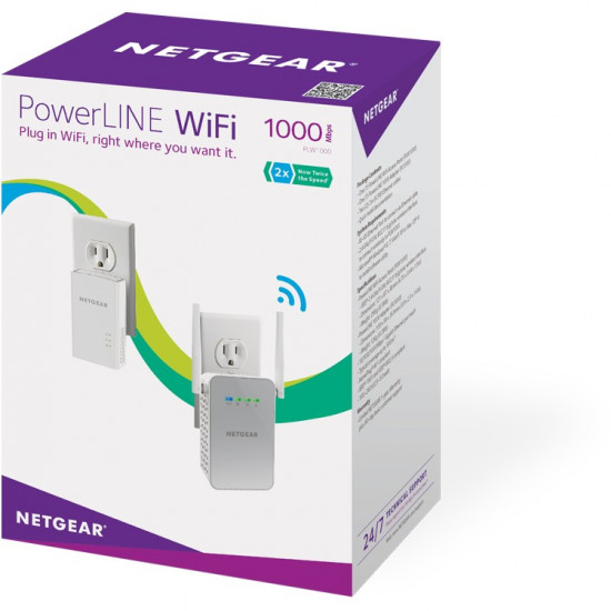 PLW1000 Power Line 1xGb WiFi AC1000