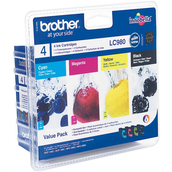 BROTHER VALUE PACK (LC-980BK/C/M/Y)