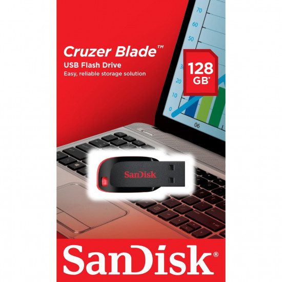 MEMORY DRIVE FLASH USB2 128GB/SDCZ50-128G-B35 SANDISK