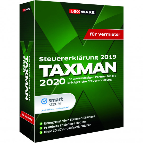 Lexware Taxman 2020 f r Vermieter - 1 Device - ESD-Download ESD